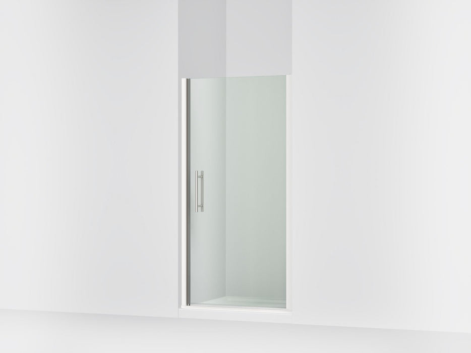Sterling 39835-6L Finesse 67" H Pivot Shower Door with 1/4"-thick Glass, Bright Polished Silver