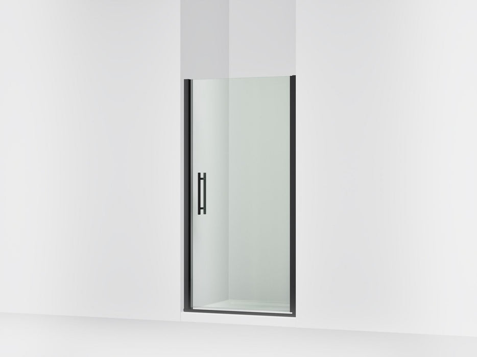 Sterling 39835-6L Finesse 67" H Pivot Shower Door with 1/4"-thick Glass, Matte Black