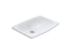 Sterling 442007 Stinson 20" Rectangle Drop-in Bathroom Sink, White