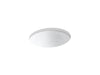 Sterling Wescott 17" oval undermount bathroom sink - White