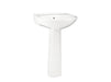 Sterling 442124 Sacramento 21-1/4" Oval Pedestal Bathroom Sink, White