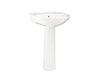 Sterling 442128 Sacramento 21-1/4" Oval Pedestal Bathroom Sink, White