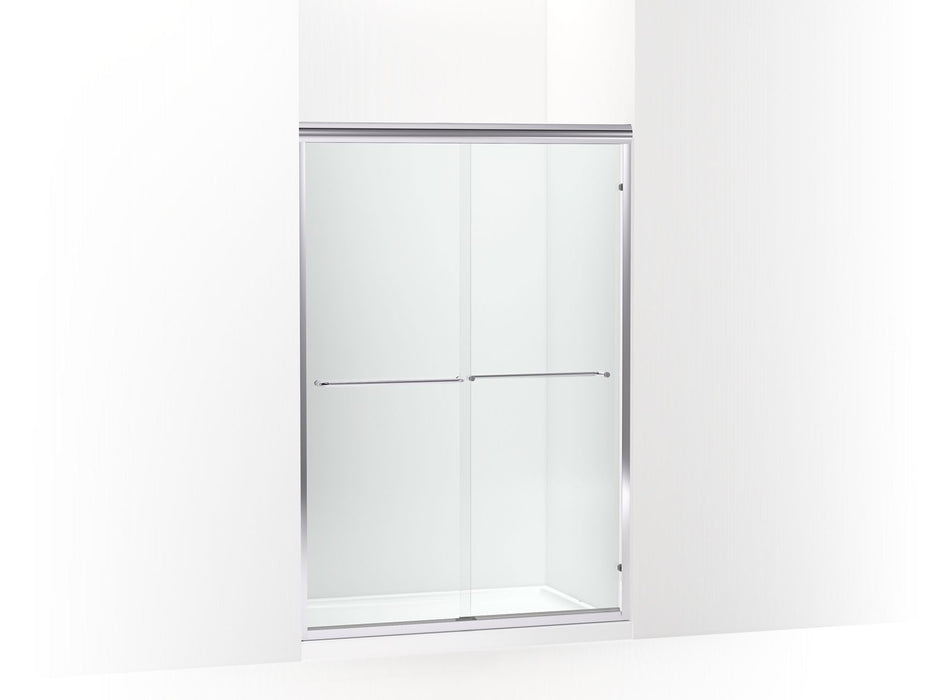Sterling [ "5475-48", "5475-48S" ] Finesse Frameless Sliding Shower Door 42-5/8 – 47-5/8" W x 69-3/4" H, Silver