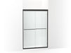 Sterling 5475-48 Finesse Frameless Sliding Shower Door 42-5/8 – 47-5/8" W x 69-3/4" H, Matte Black