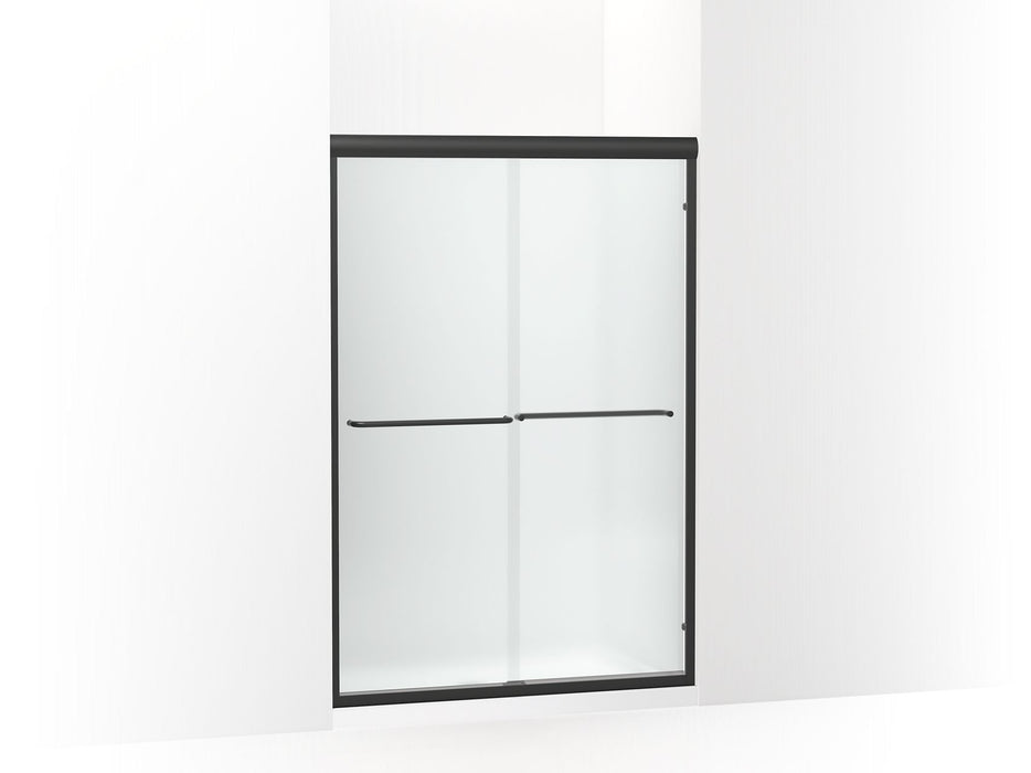 Sterling 5475-48 Finesse Frameless Sliding Shower Door 42-5/8 – 47-5/8" W x 69-3/4" H, Matte Black