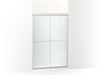Sterling 5475-48 Finesse Frameless Sliding Shower Door 42-5/8 – 47-5/8" W x 69-3/4" H, Nickel