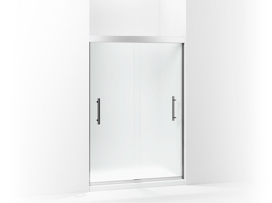 Sterling 547808-48 Finesse Peak Frameless Sliding Shower Door 44-5/8"–47-5/8" W x 70-1/16" H, Silver - 3/4 view of product