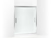 Sterling 547808-59 Finesse Peak Frameless Sliding Shower Door 56-5/8"–59-5/8" W x 70-1/16" H, Silver