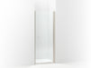 Sterling 5690-30 Finesse Headerless Frameless Pivot Shower Door 30" Max Opening x 67" H, Nickel