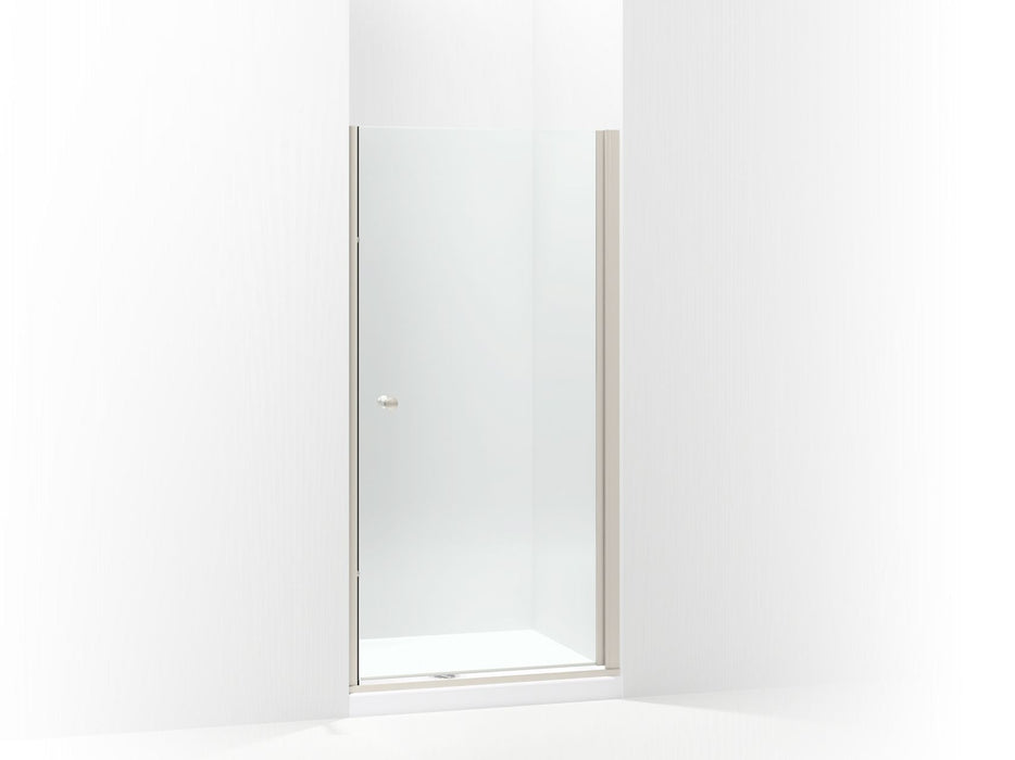 Sterling 5690-36 Finesse Headerless Frameless Pivot Shower Door 36" Max Opening x 67" H, Nickel