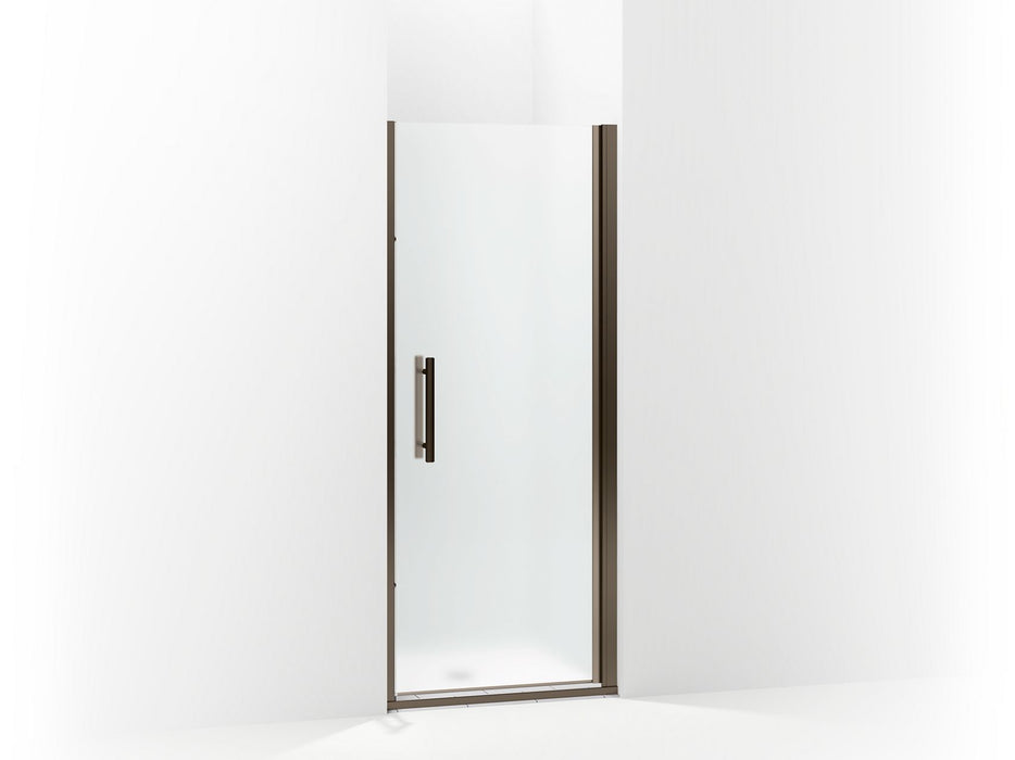 Sterling 5699-30 Finesse Peak Headerless Frameless Pivot Shower Door 30" Max Opening x 67" H, Deep Bronze