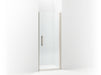 Sterling 5699-31 Finesse Peak Headerless Frameless Pivot Shower Door 31-1/2" Max Opening x 67" H, Nickel
