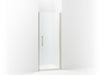 Sterling 5699-33 Finesse Peak Headerless Frameless Pivot Shower Door 33" Max Opening x 67" H, Nickel