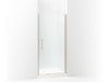 Sterling 5699-36 Finesse Peak Headerless Frameless Pivot Shower Door 36" Max Opening x 67" H, Nickel