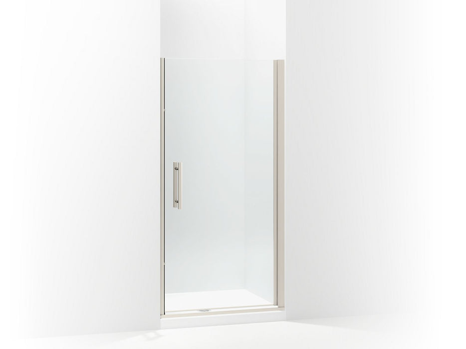 Sterling 5699-39 Finesse Peak Headerless Frameless Pivot Shower Door 39" Max Opening x 67" H, Nickel
