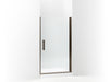 Sterling 5699-42 Finesse Peak Headerless Frameless Pivot Shower Door 42" Max Opening x 67" H, Deep Bronze