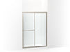 Sterling 572114-G05 Deluxe 65-1/2" H Sliding Shower Door with 1/8"-thick Glass, Nickel