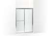 Sterling 572114-G05 Deluxe 65-1/2" H Sliding Shower Door with 1/8"-thick Glass, Silver