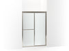 Sterling 572114-G10 Deluxe 65-1/2" H Sliding Shower Door with 1/8"-thick Glass, Nickel