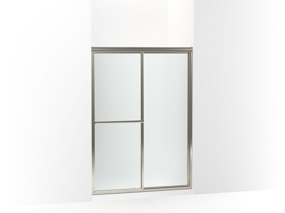 Sterling 572114-G10 Deluxe 65-1/2" H Sliding Shower Door with 1/8"-thick Glass, Nickel