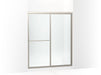 Sterling 572115-G10 Deluxe 70" H Sliding Shower Door with 1/8"-thick Glass, Nickel