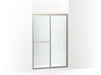 Sterling 572116-G05 Deluxe 70" H Sliding Shower Door with 1/8"-thick Glass, Nickel