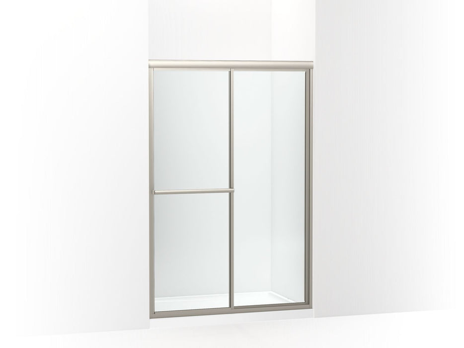 Sterling 572116-G05 Deluxe 70" H Sliding Shower Door with 1/8"-thick Glass, Nickel