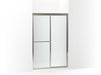 Sterling 572116-G10 Deluxe 70" H Sliding Shower Door with 1/8"-thick Glass, Nickel