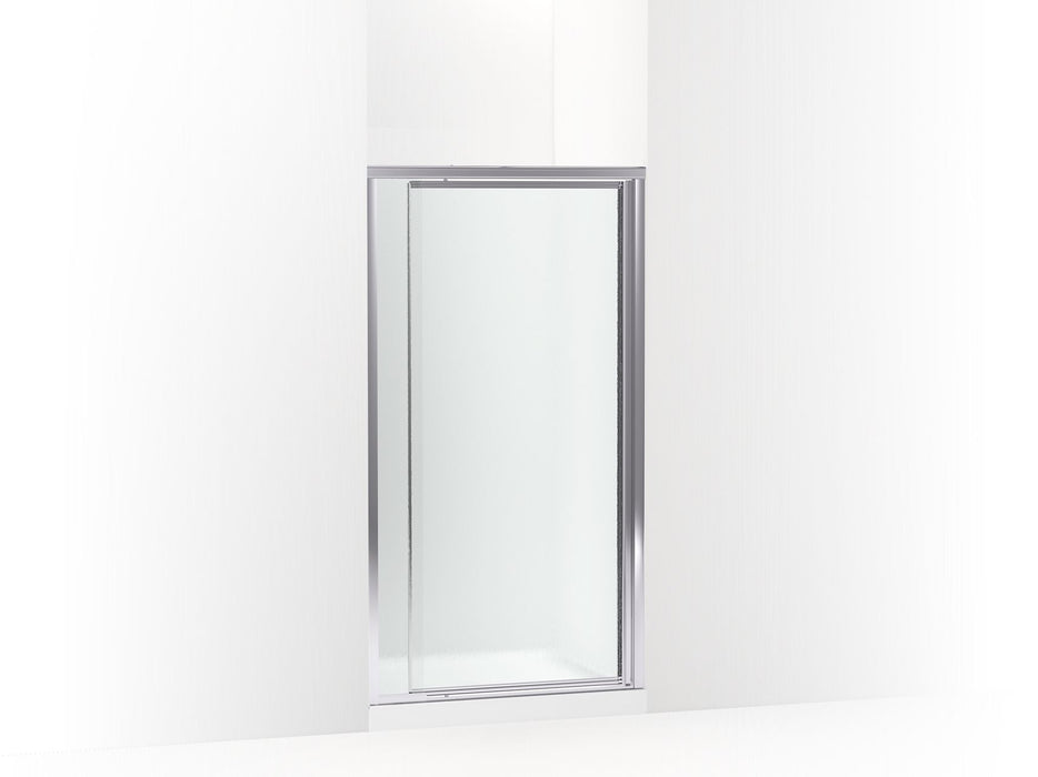 Sterling 572119-3G06 Deluxe 65-1/2" H Pivot Shower Door with 1/8"-thick Glass, Silver