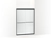 Sterling 572124-G05 Finesse 65-1/2" H Sliding Shower Door with 1/4"-thick Glass, Matte Black