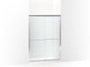 Sterling 572124-G05 Finesse 65-1/2" H Sliding Shower Door with 1/4"-thick Glass, Polished Stainless