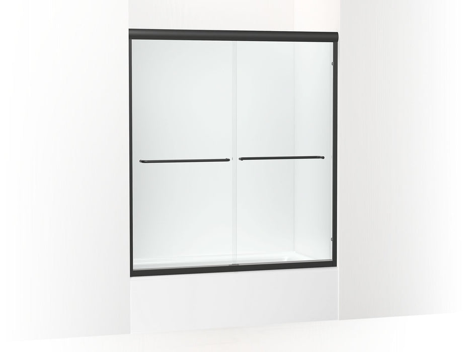 Sterling 572125-G05 Finesse 65-1/2" H Sliding Shower Door with 1/4"-thick Glass, Matte Black