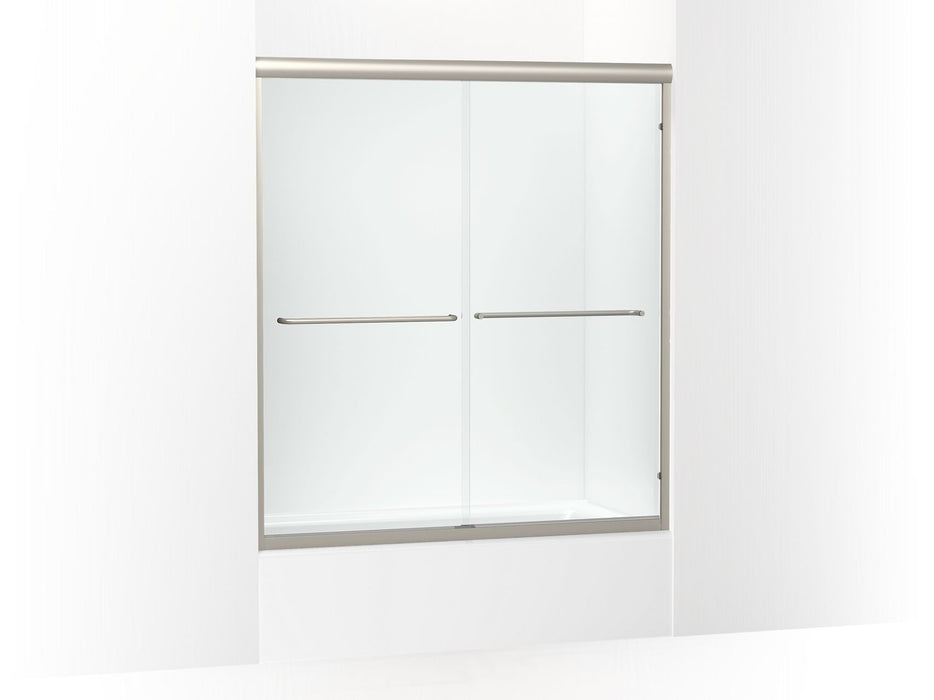 Sterling 572125-G05 Finesse 65-1/2" H Sliding Shower Door with 1/4"-thick Glass, Nickel