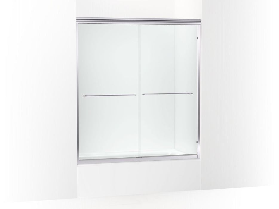 Sterling 572125-G05 Finesse 65-1/2" H Sliding Shower Door with 1/4"-thick Glass, Polished Stainless