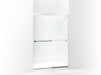 Sterling 581075-48 Meritor Frameless Sliding Shower Door 42-5/8"-47-5/8" x 69-11/16", Silver