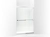 Sterling 581075-48 Meritor Frameless Sliding Shower Door 42-5/8"-47-5/8" x 69-11/16", Silver
