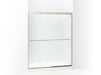 Sterling 581075-59 Meritor Frameless Sliding Shower Door 54-3/8"-59-3/8" x 69-11/16", Nickel