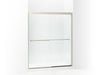 Sterling 581075-59 Meritor Frameless Sliding Shower Door 54-3/8"-59-3/8" x 69-11/16", Nickel