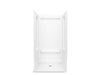 Sterling 62050106 OC-SS-39 39-3/8" x 39-3/8" Vikrell® Shower with Aging in Place Backerboards, Center Drain, White