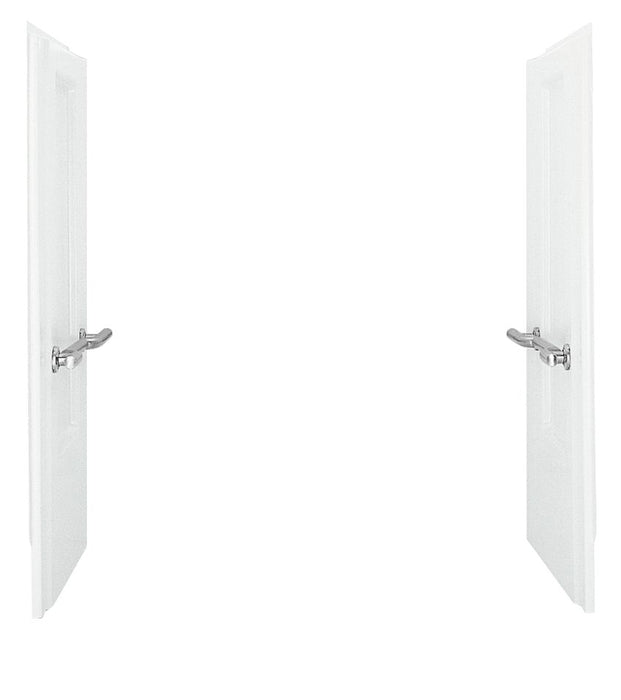 Sterling 62065103 OC-S-63 39-3/8" Vikrell® End Wall Set with Grab Bars, White