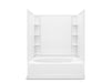 Sterling 71100110 Ensemble Tile 60" x 36" Vikrell® Bath/shower, Left Drain, White