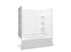 Sterling 71100120 Ensemble Tile 60" x 36" Vikrell® Bath/shower, Right Drain, White