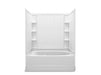 Sterling 71100122 Ensemble Tile 60" x 36" Vikrell® Bath/shower, Right Above-floor Drain, White