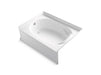 Sterling 71101110 Ensemble 60" x 36" Vikrell® Bath, Left Drain, White