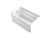 Sterling 71121112 Ensemble 60" x 32" Vikrell® Bath, Left Above-floor Drain, White
