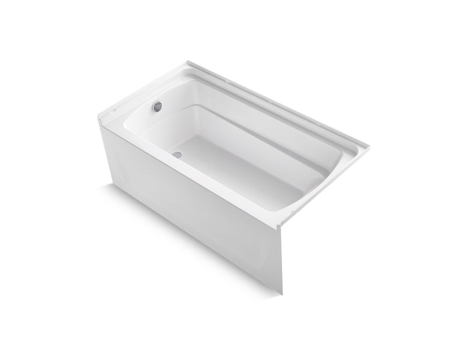 Sterling 71121112 Ensemble 60" x 32" Vikrell® Bath, Left Above-floor Drain, White