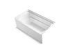 Sterling 71121120 Ensemble 60" x 32" Vikrell® Bath, Right Drain, White