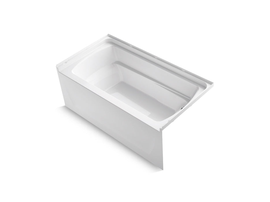 Sterling 71121122 Ensemble 60" x 32" Vikrell® Bath, Right Above-floor Drain, White