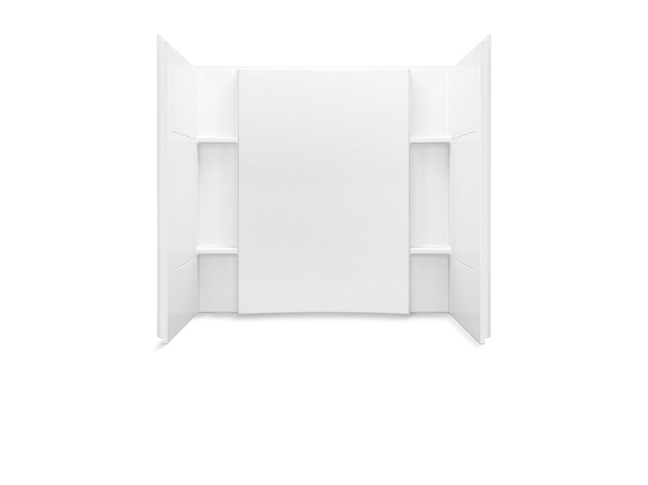 Sterling 71164106 Accord 60" x 36" Vikrell® Shower Wall Set with Aging in Place Backerboards, White