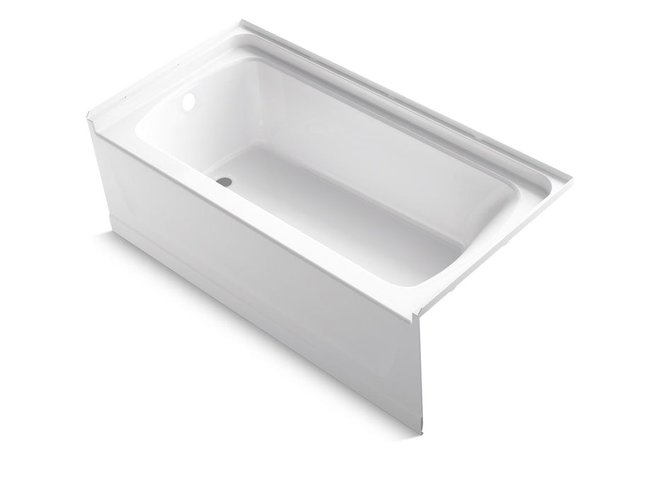 Sterling 71171112 Ensemble 60" x 30" Vikrell® Bath, Left Above-floor Drain, White